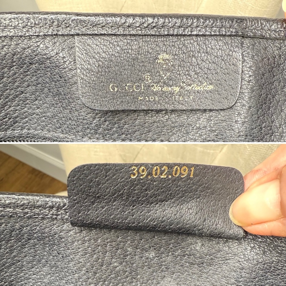 Gucci authentic black monogram coated canvas large tote bag - Picture 11 of 15
